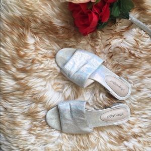 jeffrey campbell beaton holographic mule